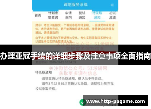办理亚冠手续的详细步骤及注意事项全面指南