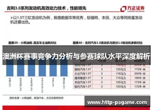 澳洲杯赛事竞争力分析与参赛球队水平深度解析
